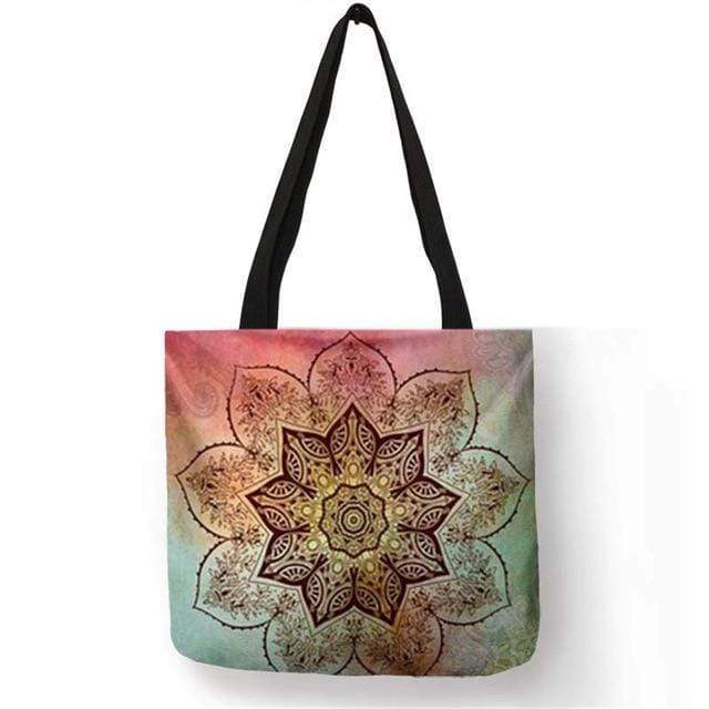 Mandala Elephant Tote