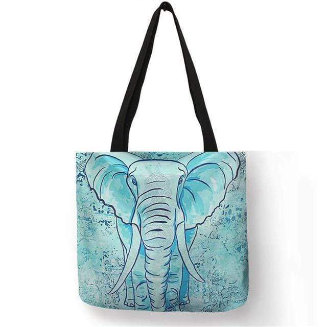 Mandala Elephant Tote