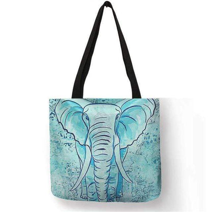 Mandala Elephant Tote