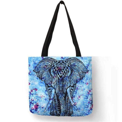 Mandala Elephant Tote