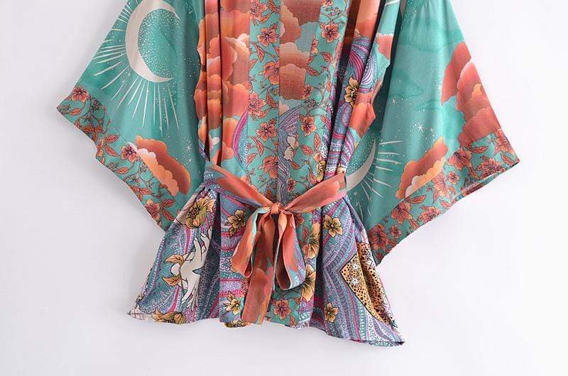 Mane Kimono in Green