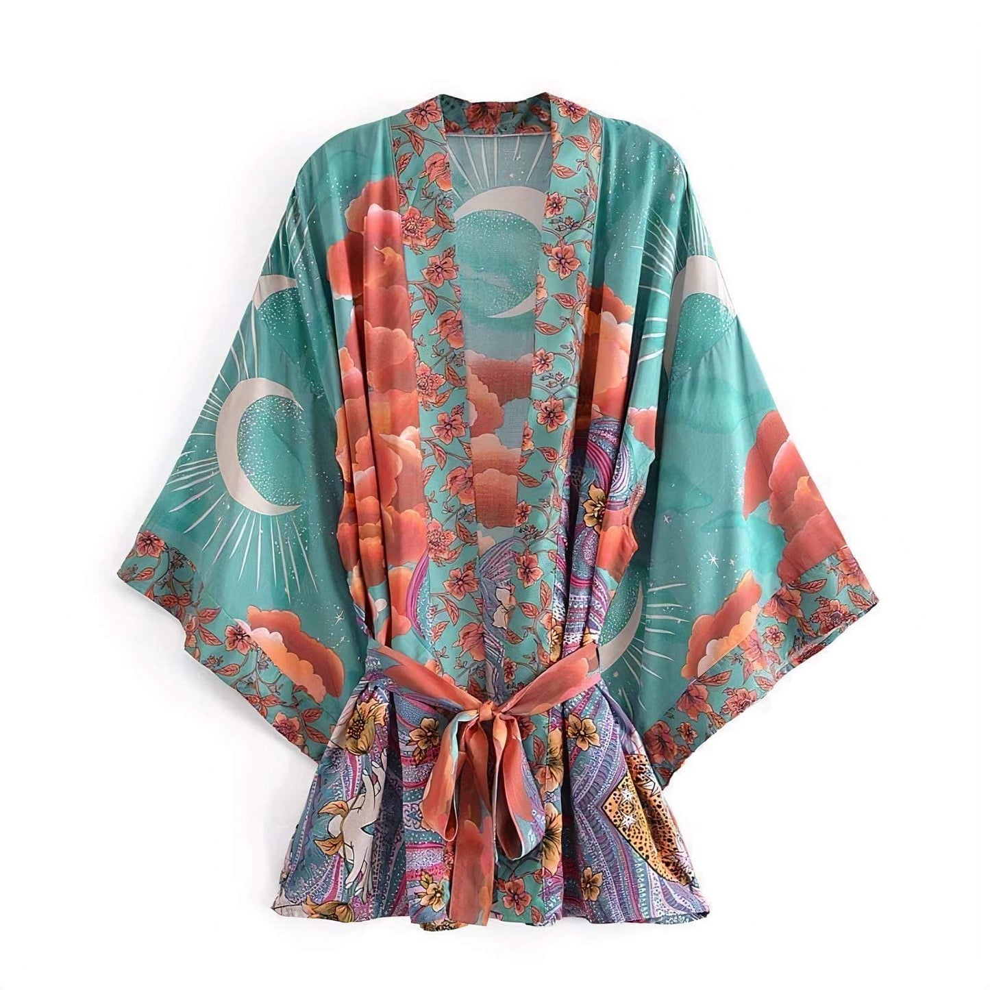 Mane Kimono in Green