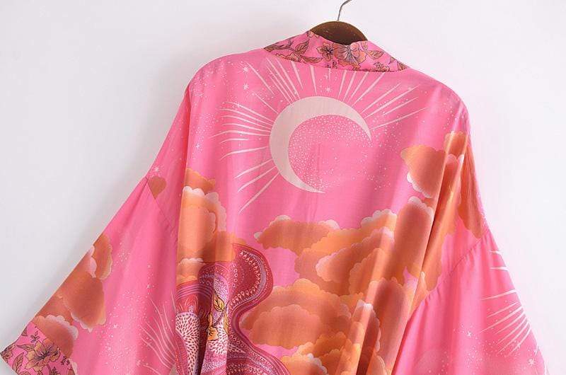 Mane Kimono in Pink