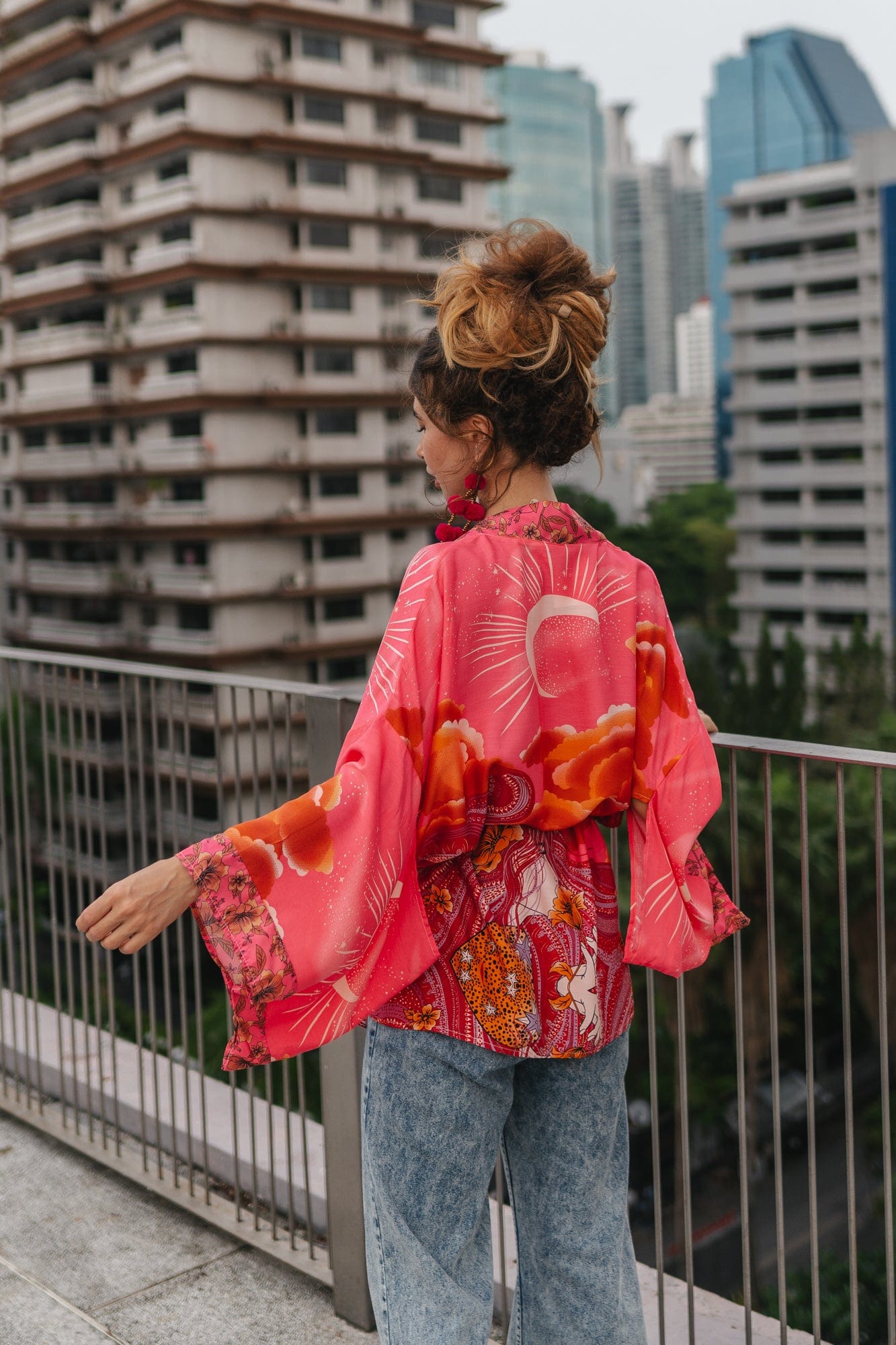 Mane Kimono in Pink