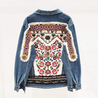 Maya Embroidered Denim Jacket