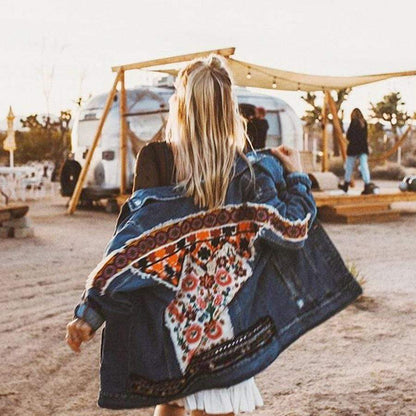 Maya Embroidered Denim Jacket