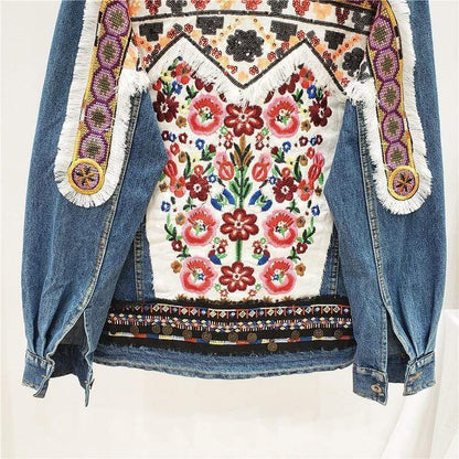 Maya Embroidered Denim Jacket