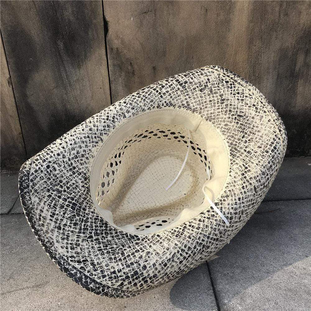 Mock-Snake Design Cowgirl Hat