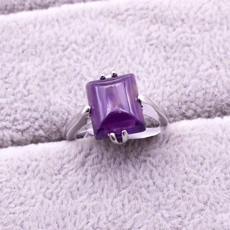 Natural Amethyst Crystal Rings (20 pieces)