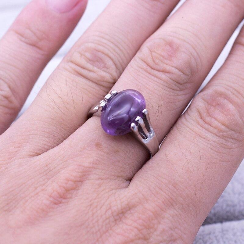 Natural Amethyst Crystal Rings (20 pieces)