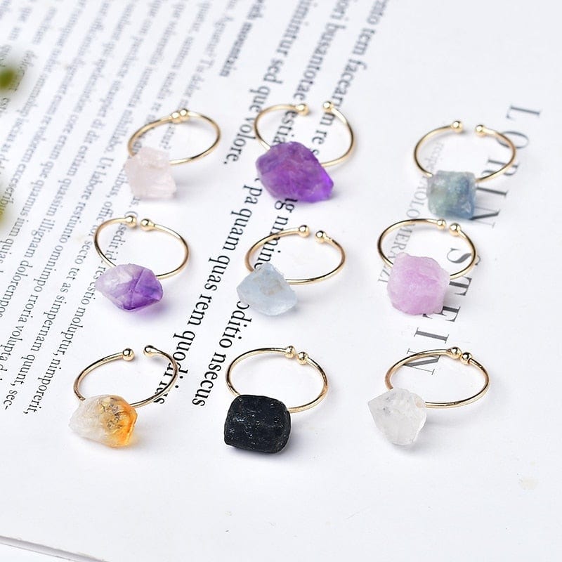 Natural Healing Stone Ring