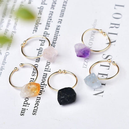 Natural Healing Stone Ring