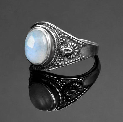 Natural Quartz Sterling Silver Ring