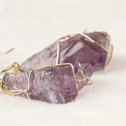 Natural Stone Irregular Shaped Earrings