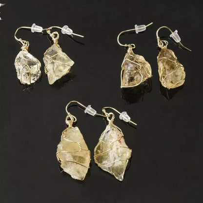 Natural Stone Irregular Shaped Earrings