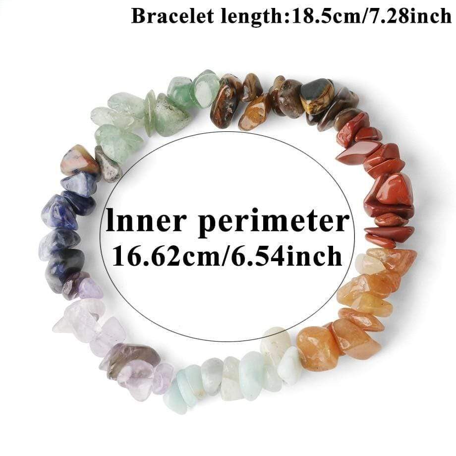 Natural Stones 7 Chakra Bracelet