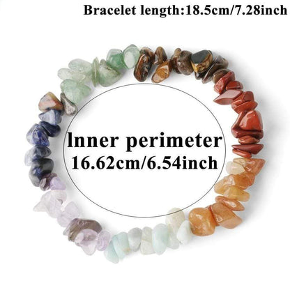 Natural Stones 7 Chakra Bracelet