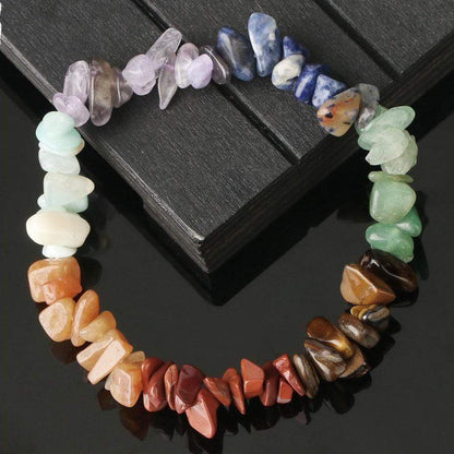 Natural Stones 7 Chakra Bracelet