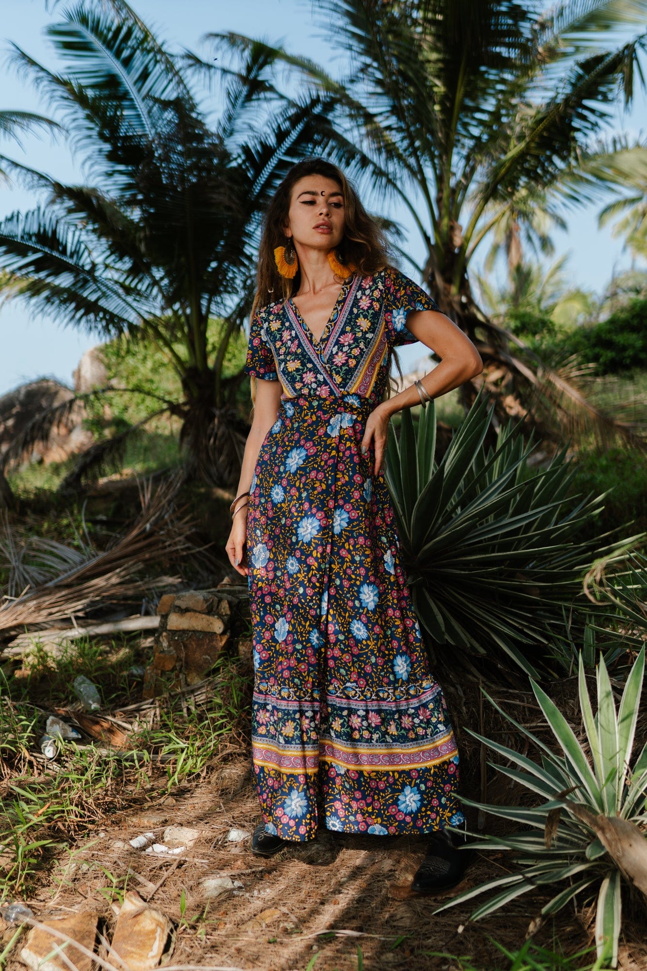 Joseph Bohemian Wrap Maxi Dress