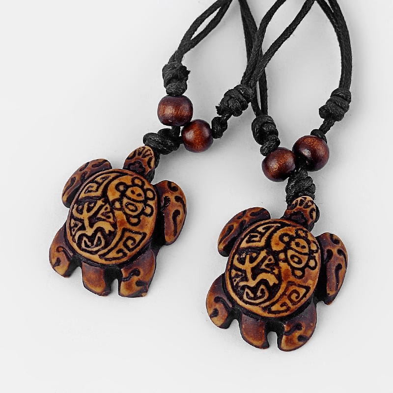 Tribal Turtle Necklace Set Of 8