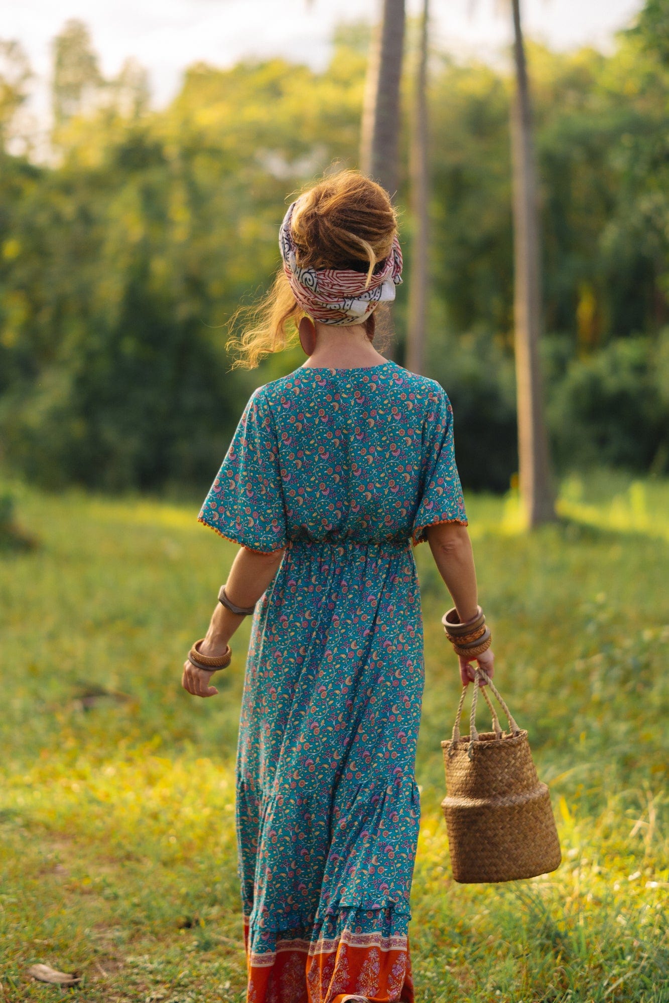 No Letting Go Floral Maxi Dress