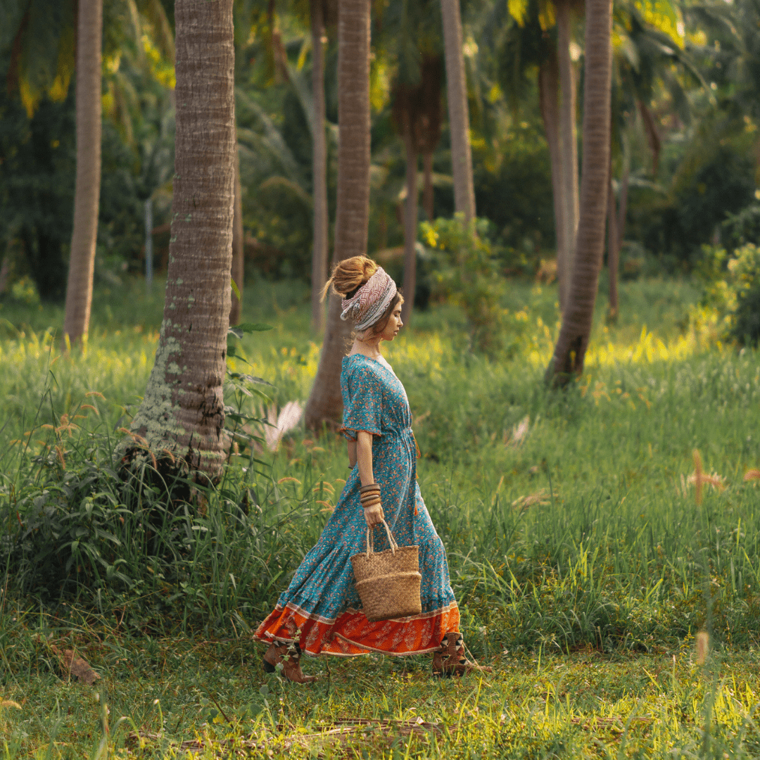 No Letting Go Floral Maxi Dress