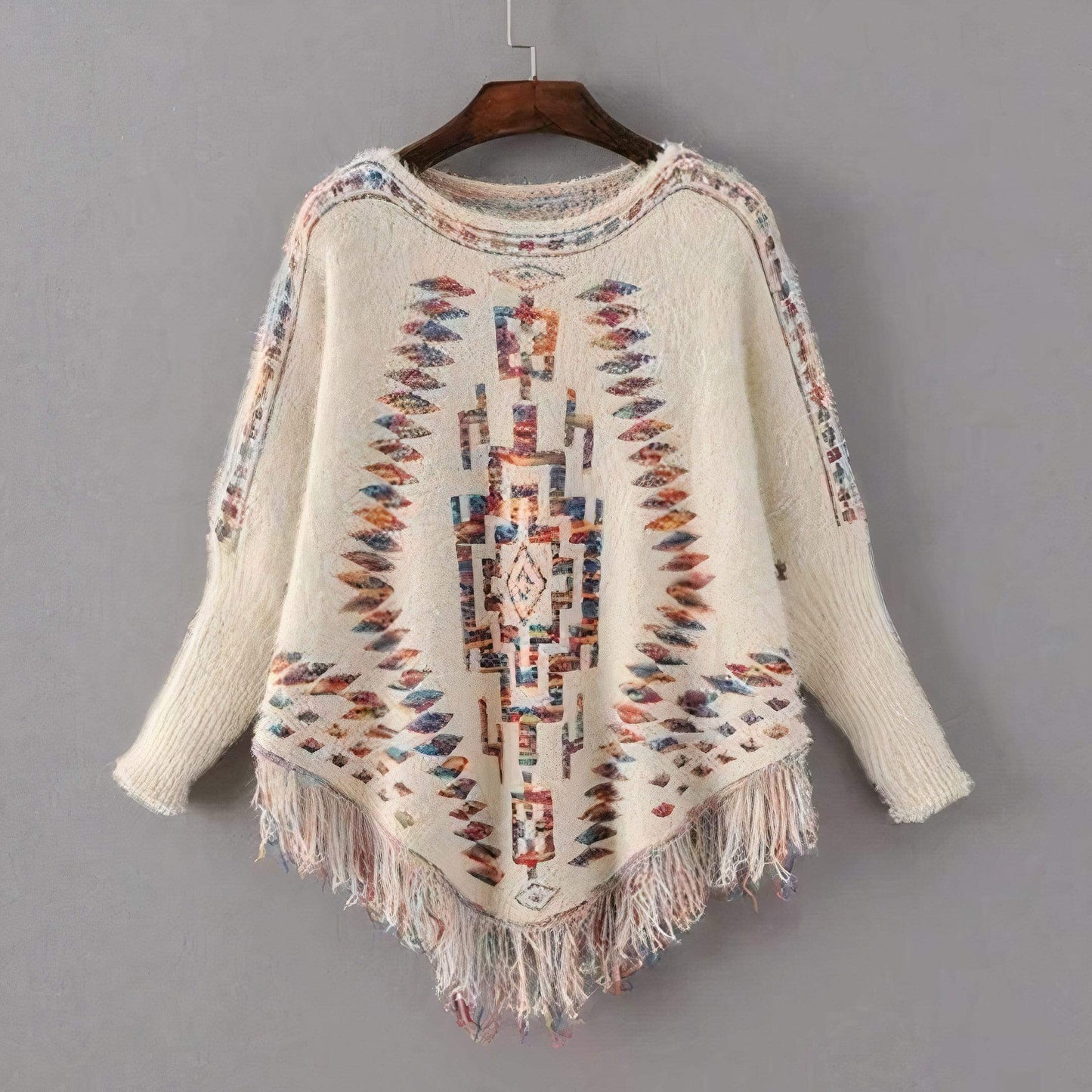 Avery Knitted Poncho