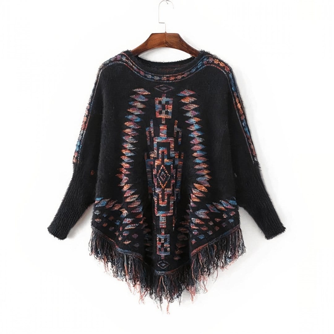 Avery Knitted Poncho