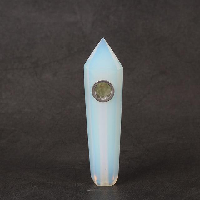 Opalite Crystal Pipe