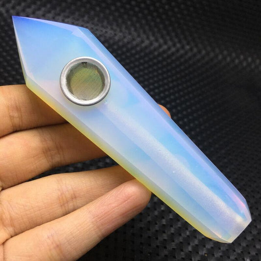 Opalite Crystal Pipe