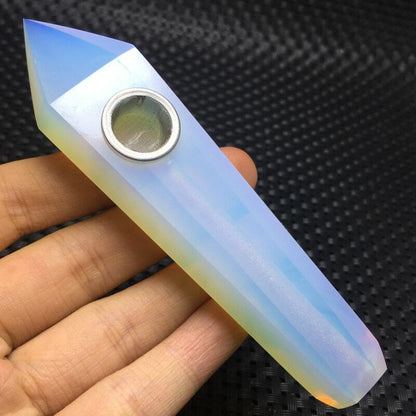 Opalite Crystal Pipe