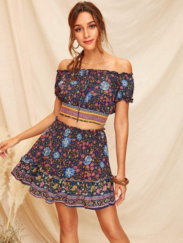 PASADENA Boho Matching Set