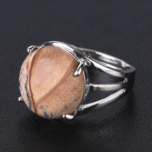 Natural Gemstone Cocktail Ring