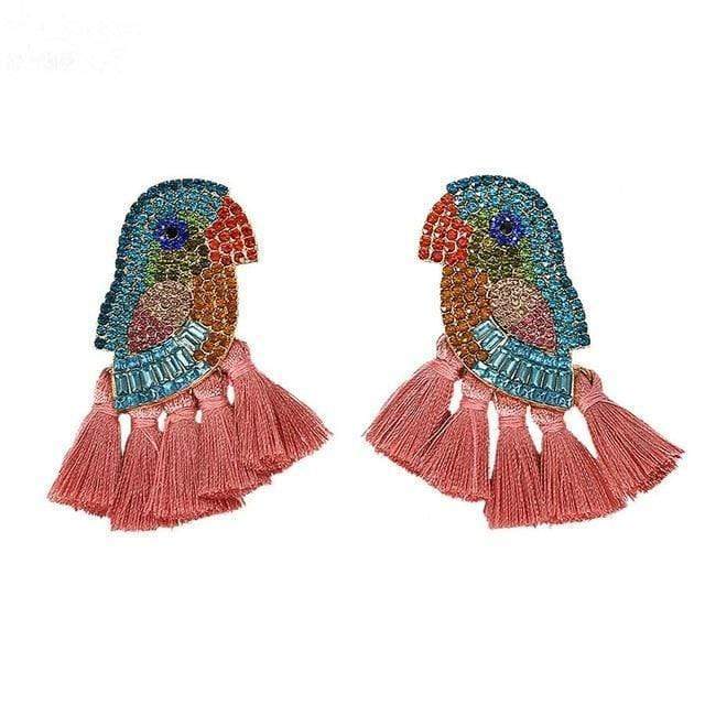 Bird & Tassel Earrings