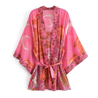 Mane Kimono in Pink