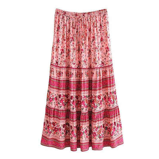 Triana Maxi Skirt in Pink