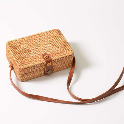 Uluwatu Crossbody Rattan Bag