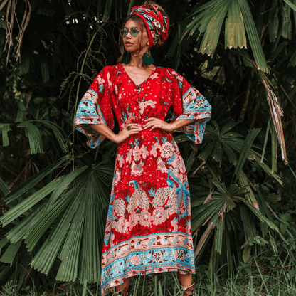 REALM Kimono Midi Dress