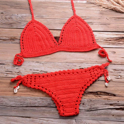 Annabella Handmade Knitted Bikini Set