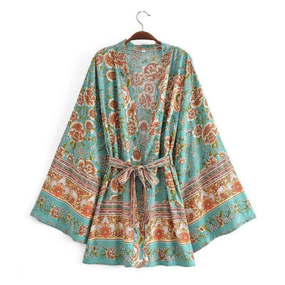 Regina Kimono in Green