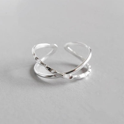 Sterling Silver Geometric Shaped Rings