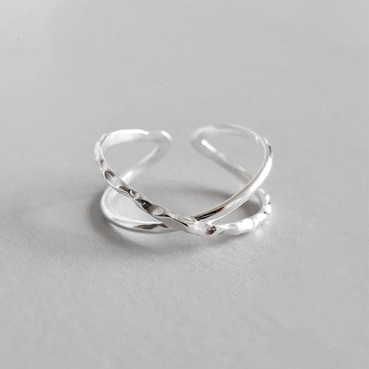 Sterling Silver Geometric Shaped Rings