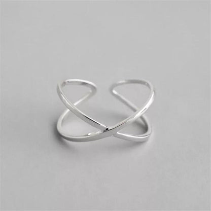 Sterling Silver Geometric Shaped Rings