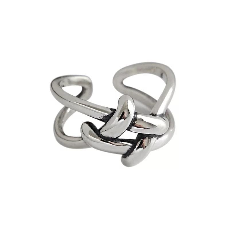 Sterling Silver Geometric Shaped Rings