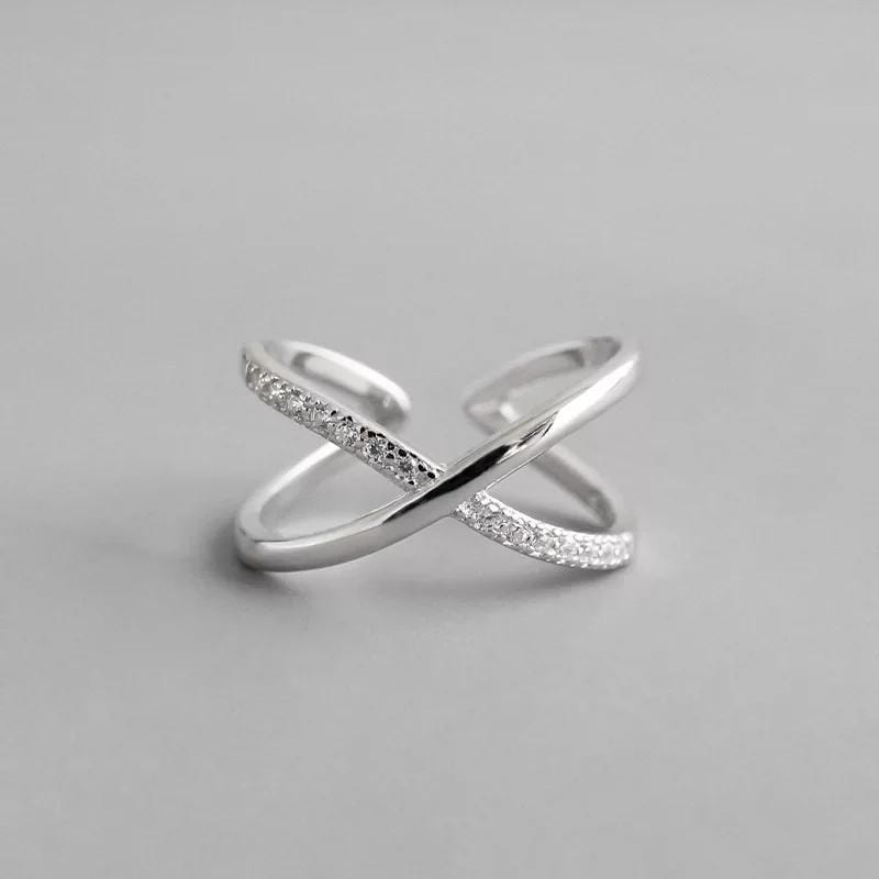 Sterling Silver Geometric Shaped Rings