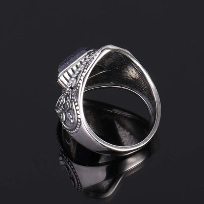 S925 Sterling Silver Natural Stone Ring