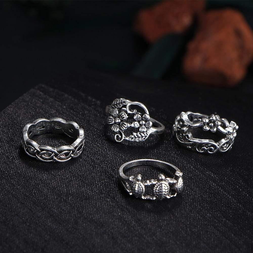 'The Crystal' Ring Set