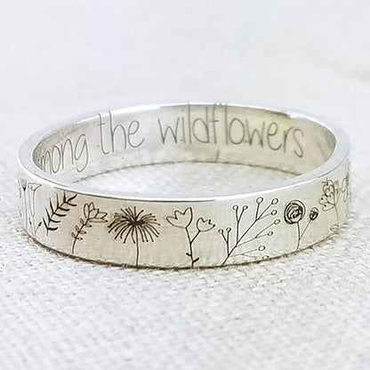 You Belong Among The Wildflowers Ring