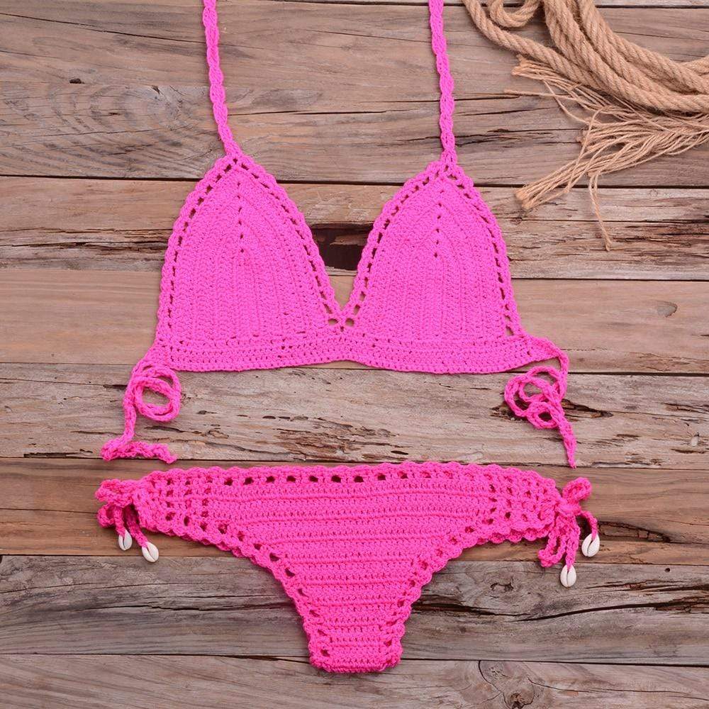 Annabella Handmade Knitted Bikini Set