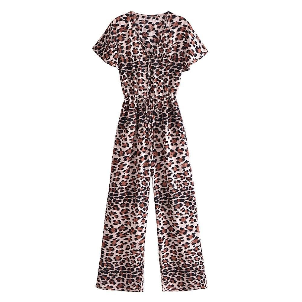 Leopard Print Romper